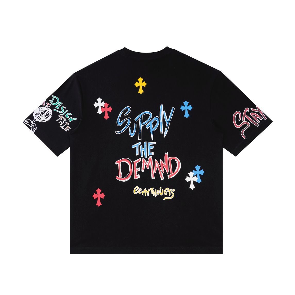 CH BLACK SUPPLY THE DEMAND T SHIRT (ON HAND)