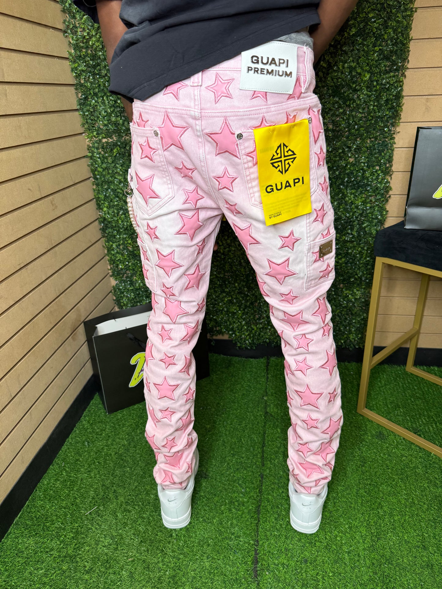 GUAPI FRENCH ROSE STARS DENIM (ON HAND)