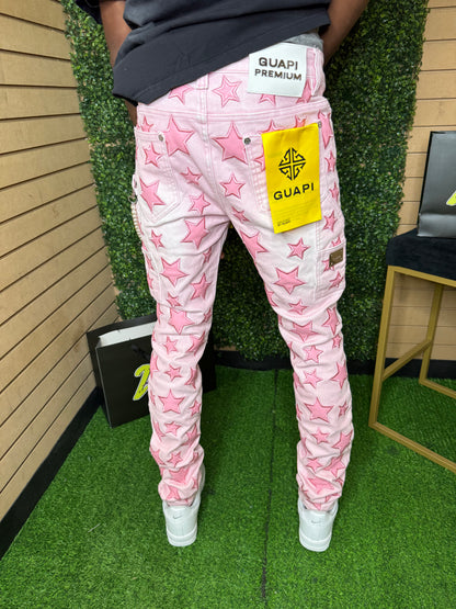GUAPI FRENCH ROSE STARS DENIM (ON HAND)