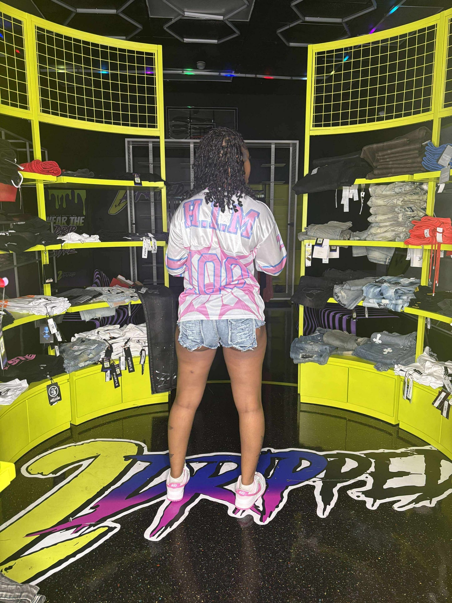 WHITE BLUE PINK LIVE ON A WAVE JERSEY (ON HAND)