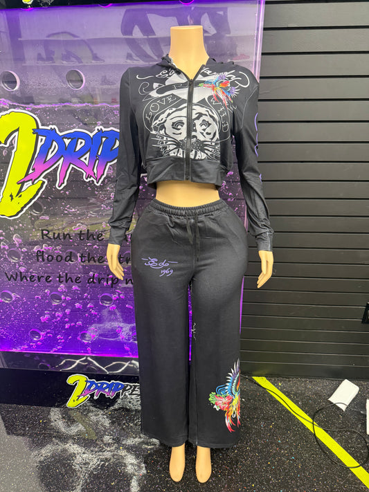 BLACK ED 2 PIECE SET (ON HAND)