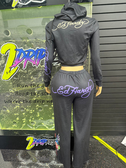 BLACK ED 2 PIECE SET (ON HAND)