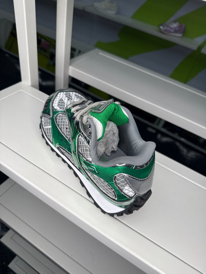 LACED IN GREEN/GRAY SNEAKERS