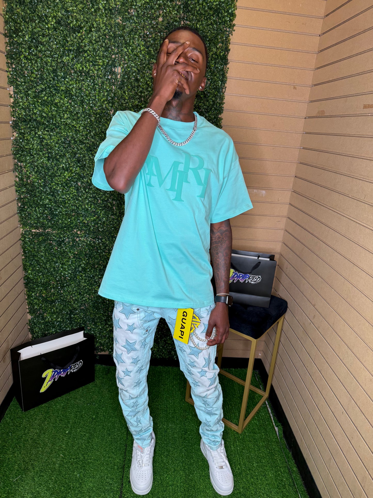 GUAPI VELVET STARS REGULAR DENIM (ON HAND)