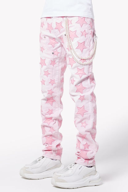 GUAPI FRENCH ROSE STARS DENIM (ON HAND)