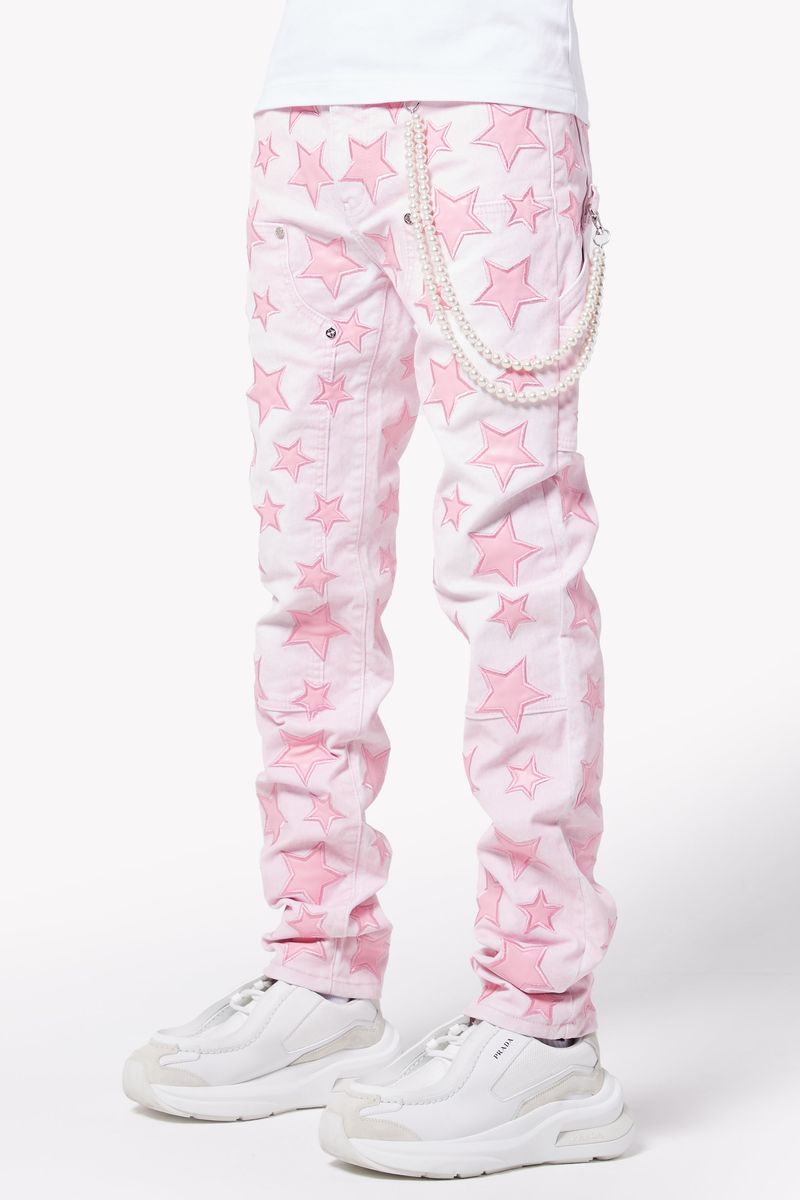 GUAPI FRENCH ROSE STARS DENIM (ON HAND)
