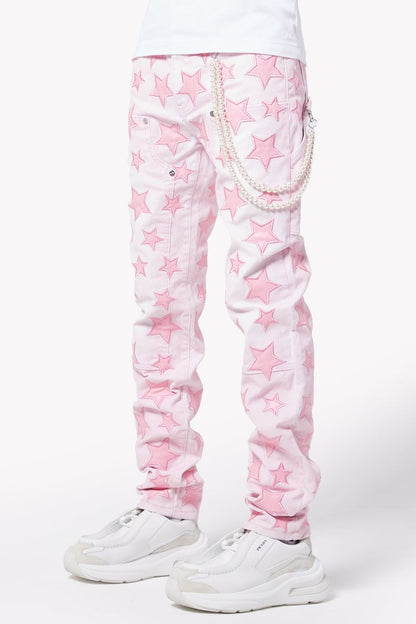 GUAPI FRENCH ROSE STARS DENIM (ON HAND)
