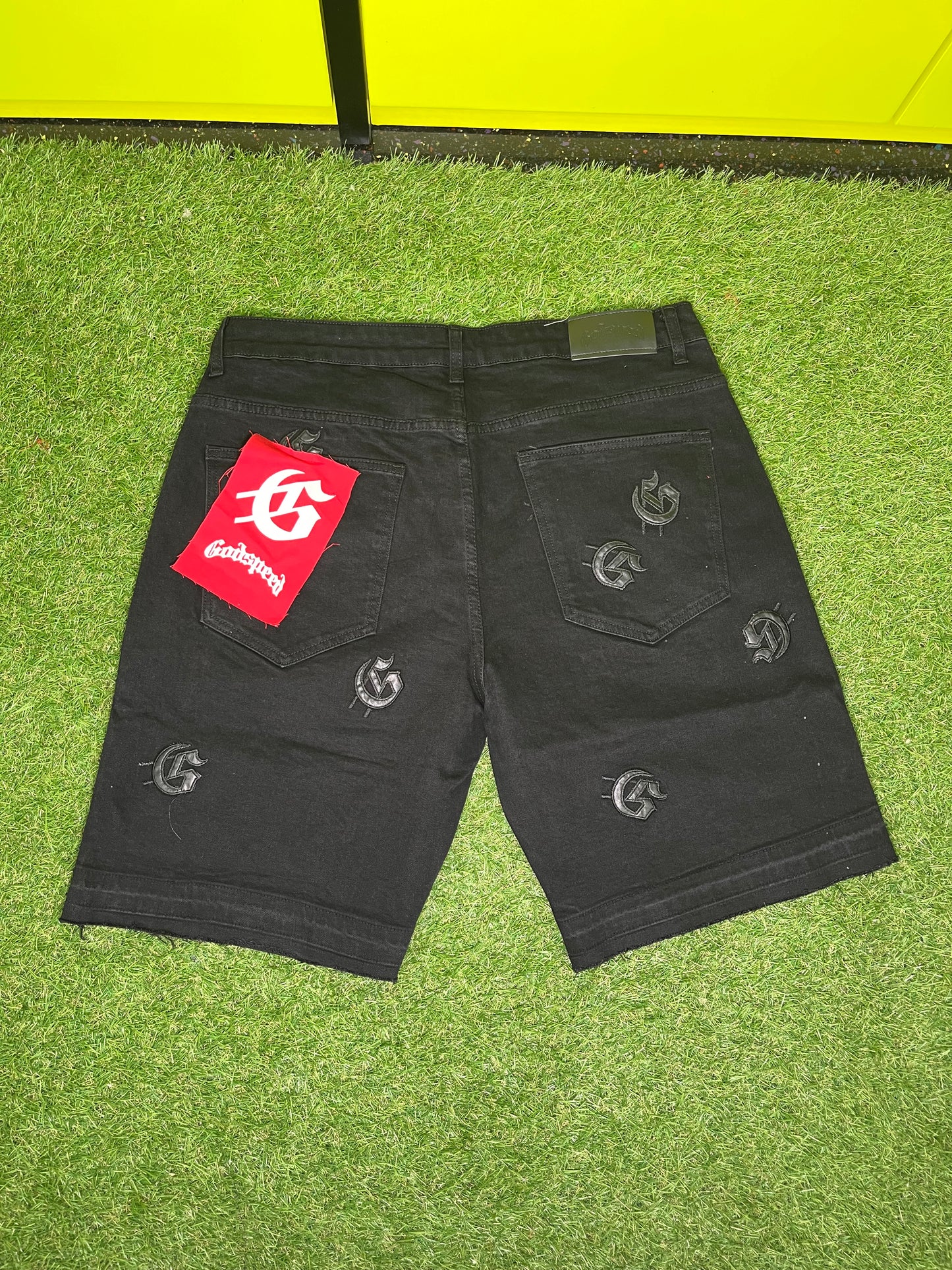 GODSPEED BLACK JEAN SHORTS (ON HAND)