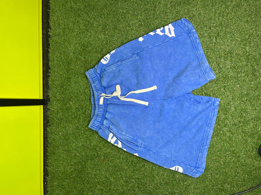 GODSPEED COURTSIDE BLUE WASHED SHORTS (ON HAND)