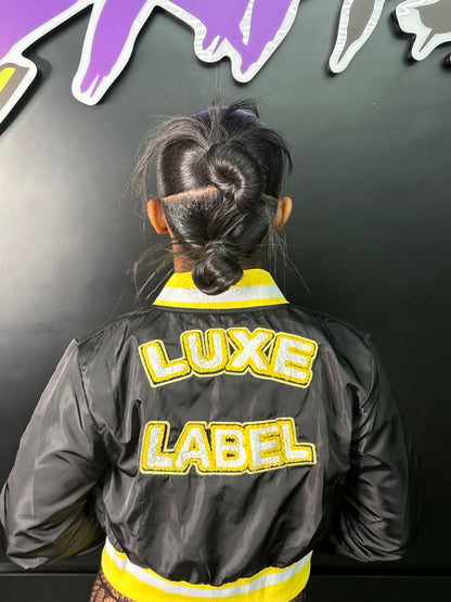 XVE CROPPED LETTERMAN JACKET (ON HAND)