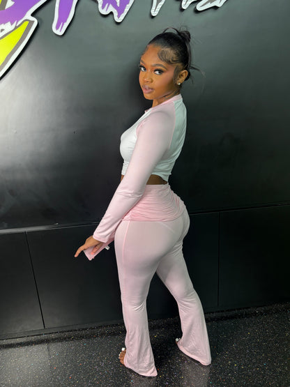 PINK 3 PIECE LOUNGE SET (ON HAND)