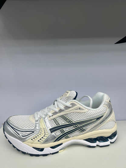 CREME/WHITE/GREY ASICS (ON HAND)